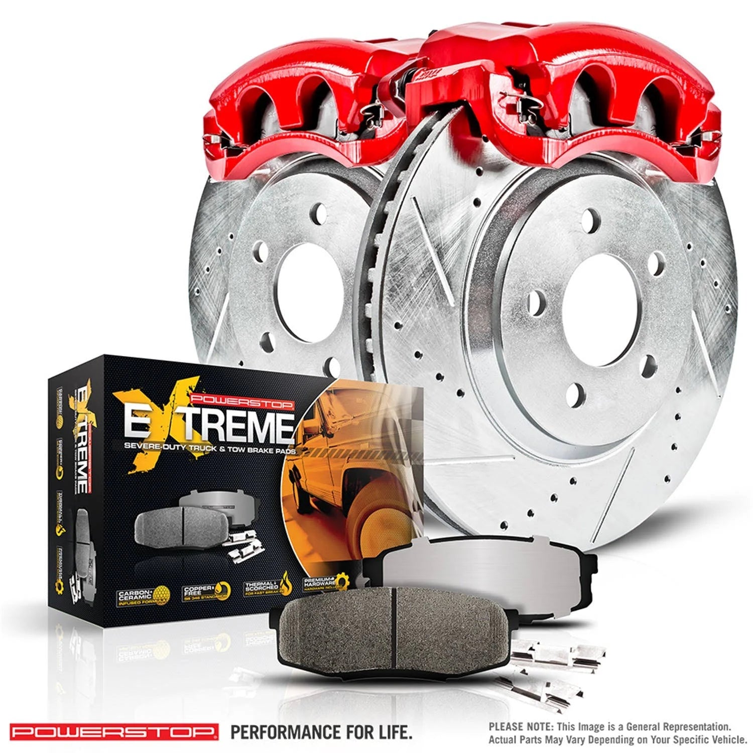 Front Z36 Truck & Tow Brake Kit with Calipers M80607