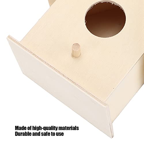 Wooden Bird House Kits for Kids Small Hanging Birdhouse for Outside Durable Wood DIY Bird Nest Hut Large size with hemp rope Y7684