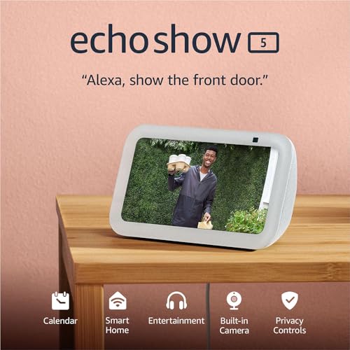 Glacier White Amazon Echo Show 5 Smart Display P129642