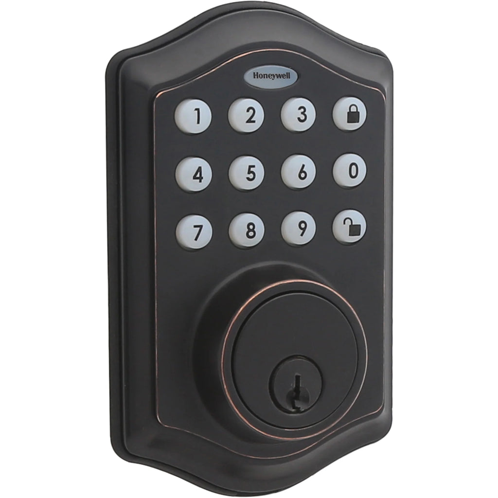 Oil Rubbed Bronze Electronic Entry Deadbolt P175