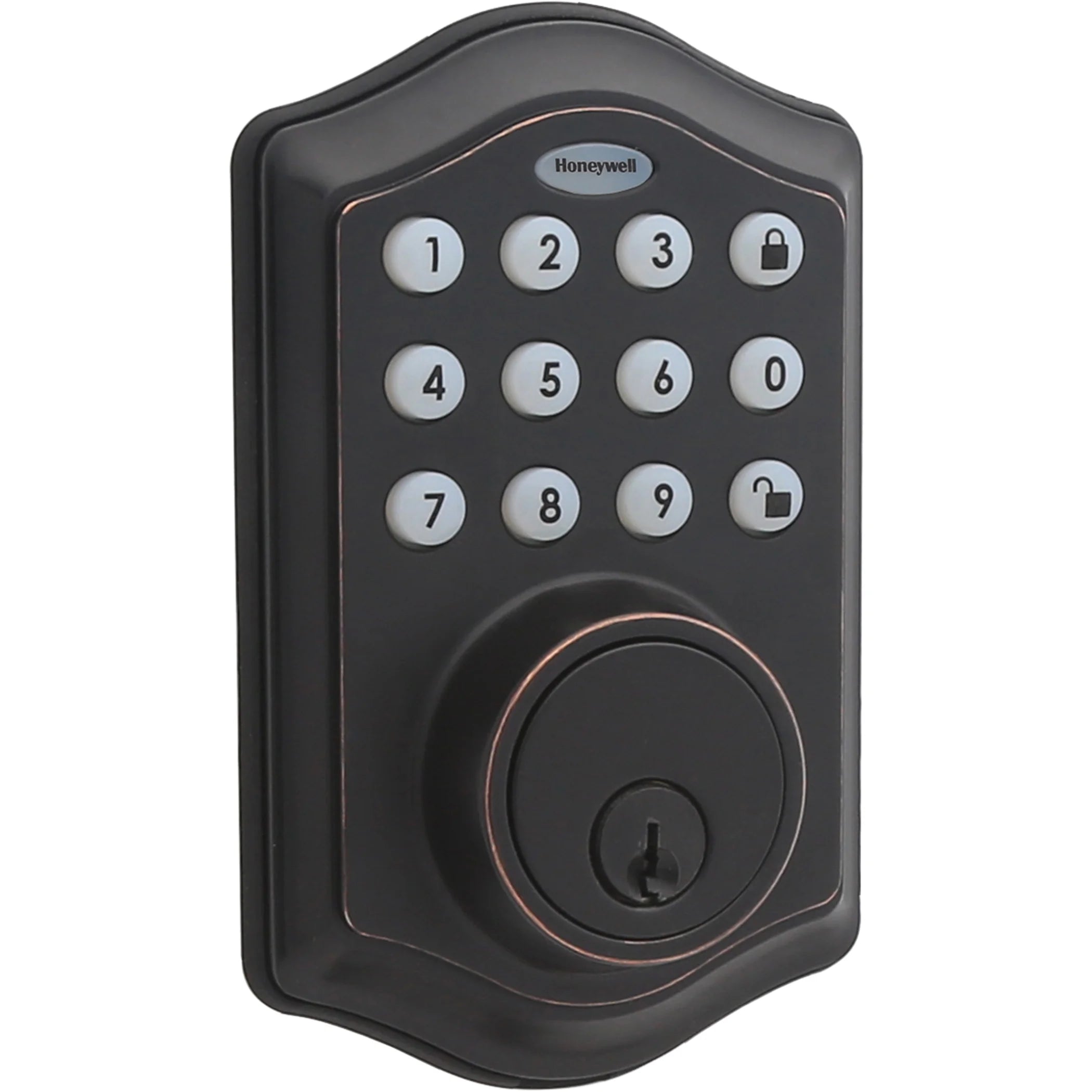 Oil Rubbed Bronze Electronic Entry Deadbolt P175