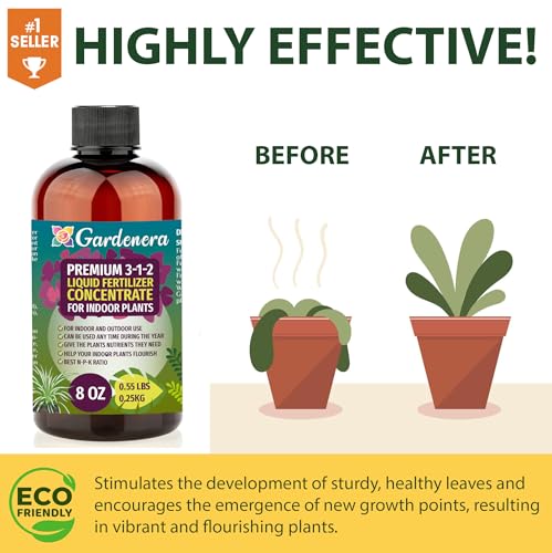 Organic Liquid Aloe Vera Plant Fertilizer 3-1-2 Concentrate 32oz S148
