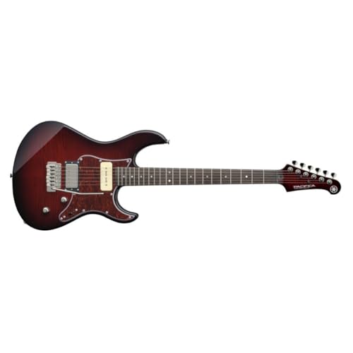 Translucent Black 6 String Solid-Body Electric Guitar H5828