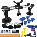 Auto Body Repair Tool Kit with Double Pole Bridge Dent Puller and Glue Set M4139