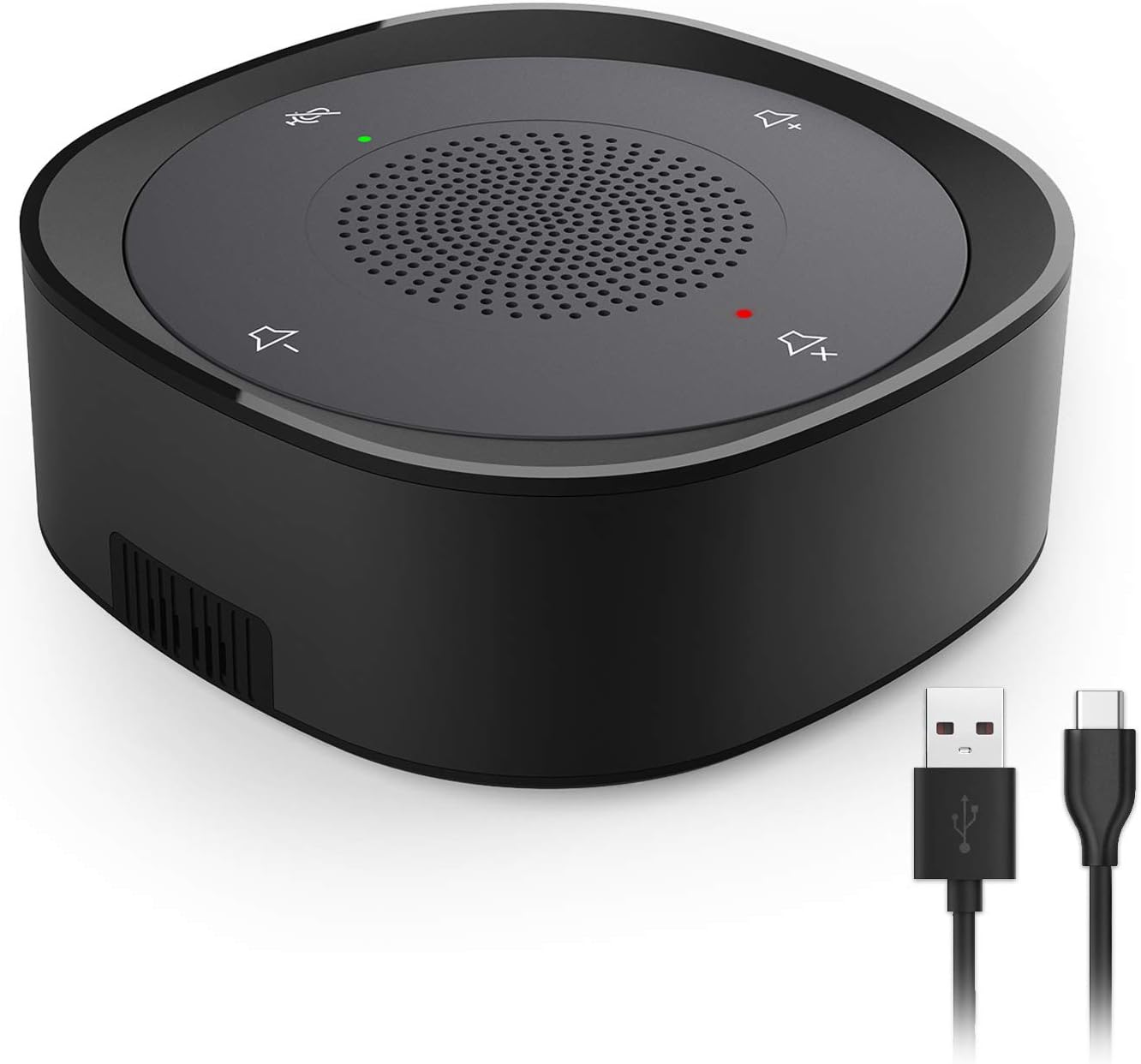 USB Speakerphone Microphone, Conference Speaker Omnidirectional Computer Mic with 360º Voice Pickup U910