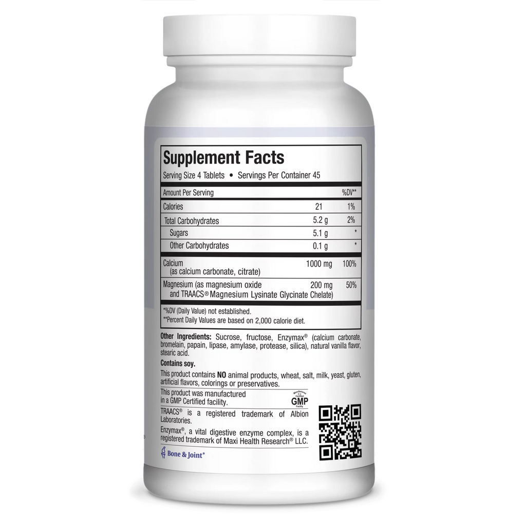 Chewable Calcium Complex Tablets, 180 Ct W434