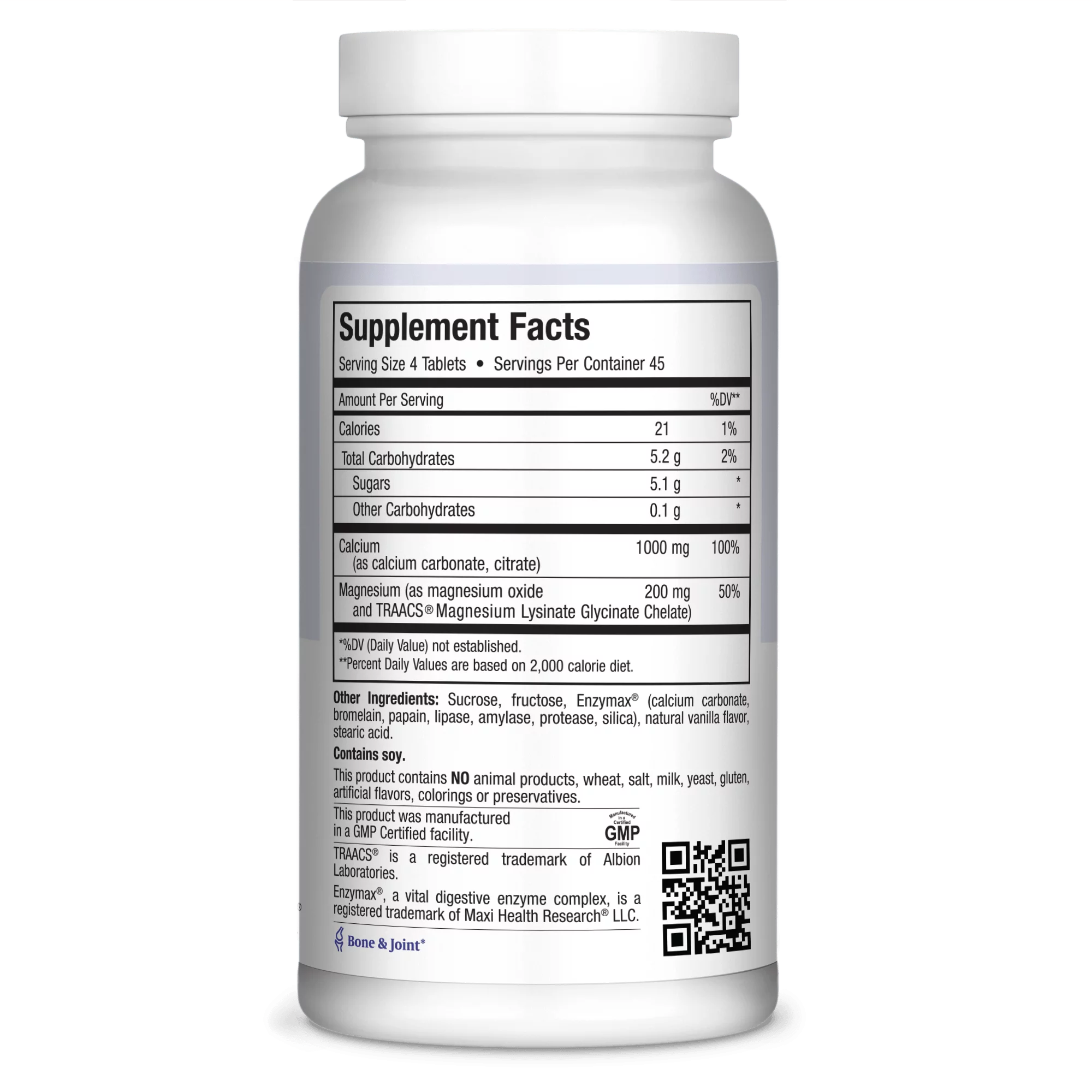 Chewable Calcium Complex Tablets, 180 Ct W434