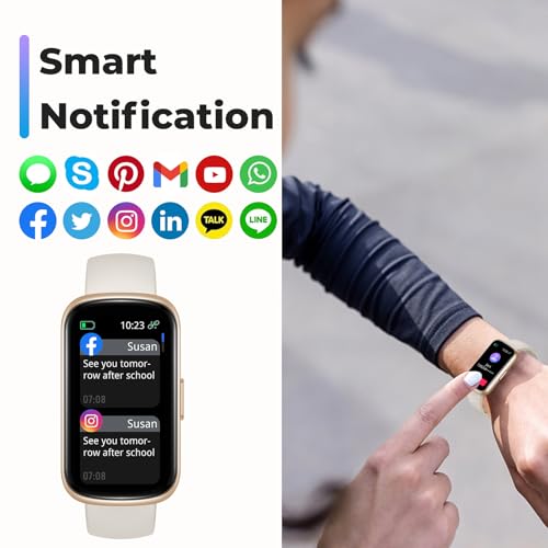 Black Smart Watch with Heart Rate Monitor, 3ATM Waterproof O59776