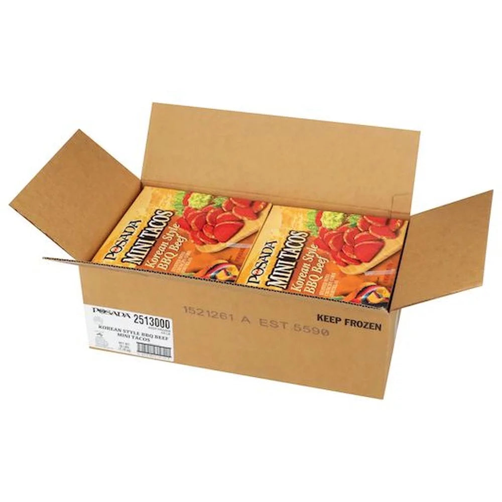 4 Pound Carton Korean Style Bbq Beef Taco P6771