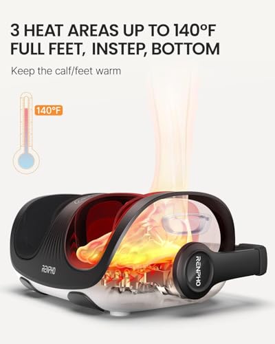 Foot Massager with Heat, Deep Kneading Rolling U138