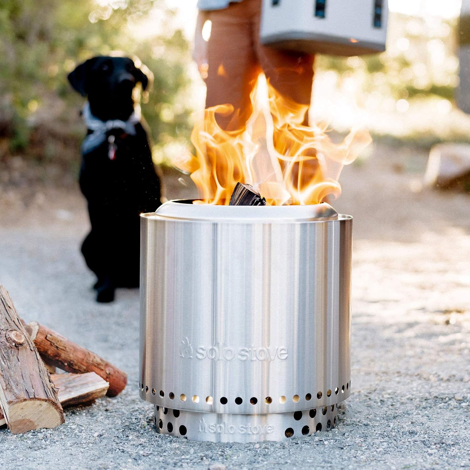 Portable Stainless Steel Outdoor Fire Pit O675929
