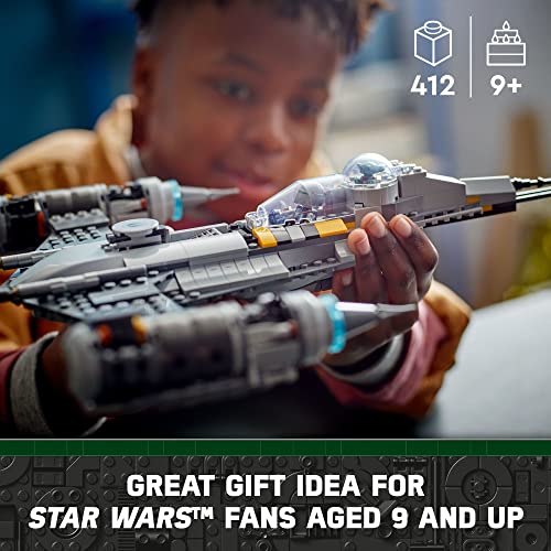 LEGO Star Wars N-1 Starfighter Building Set with Baby Yoda Grogu and Droid Toy Figures H3840