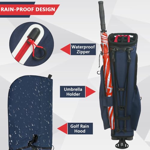Lightweight 14-Way Golf Stand Bag E51529