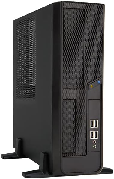 Black mATX Desktop Case with 300W PSU R600