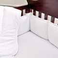 White Pique Crib Bumper L438199