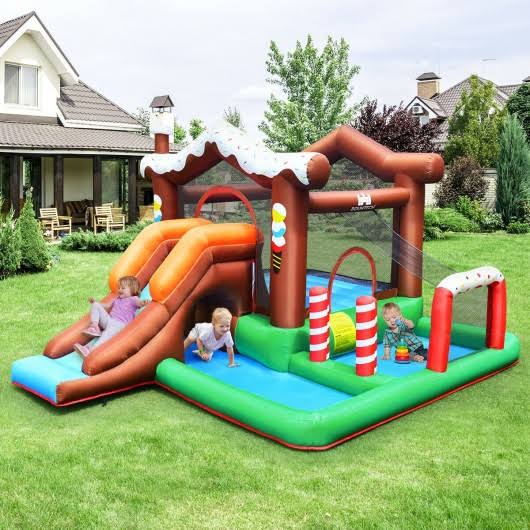 Kids Inflatable Bounce House Slide Climber Bouncer N36052