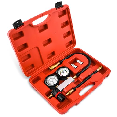 Cylinder Leak Down Tester Kit Automotive Engine Pressure Gauges Compression Test Leakage Detector Tool Set F768180