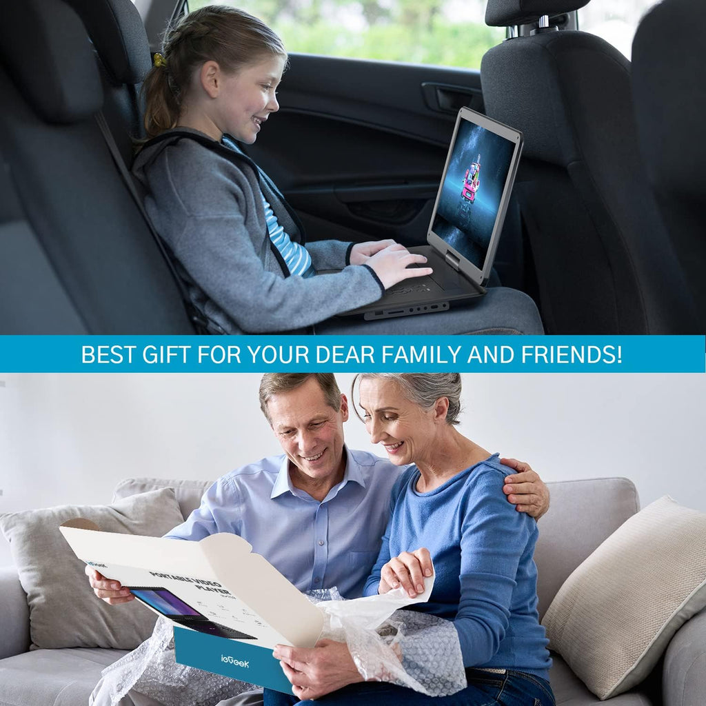 17.5" Portable DVD Player with 15.6" Swivel HD Screen W193709