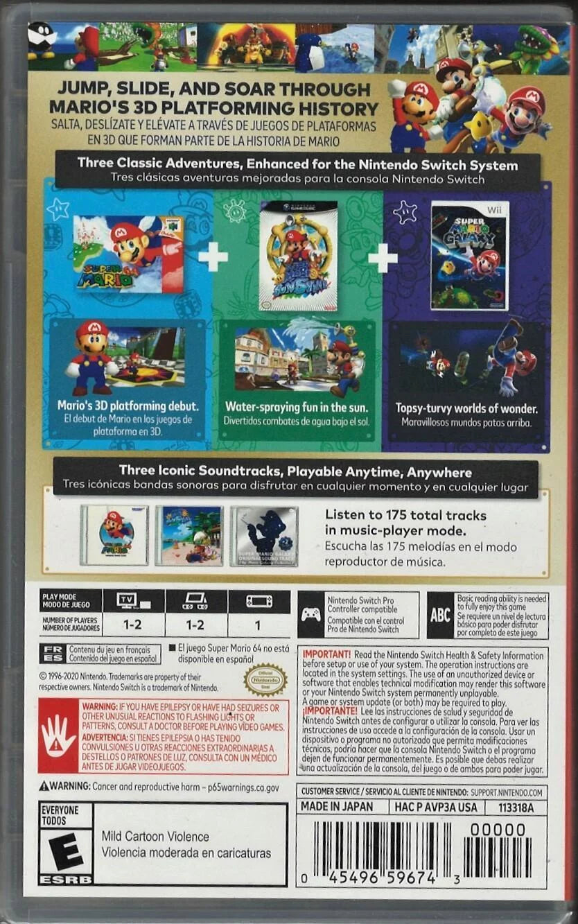 Super Mario 3D All-Stars Nintendo Switch F222569