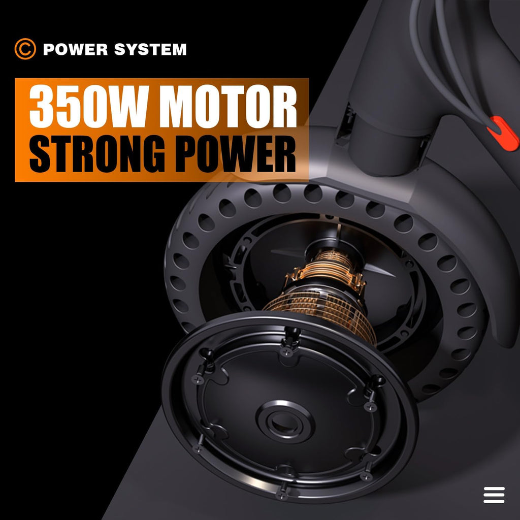Electric Scooter with 8.5'' Tires, 350-500W Motor, 20/28 MPH Speed A313