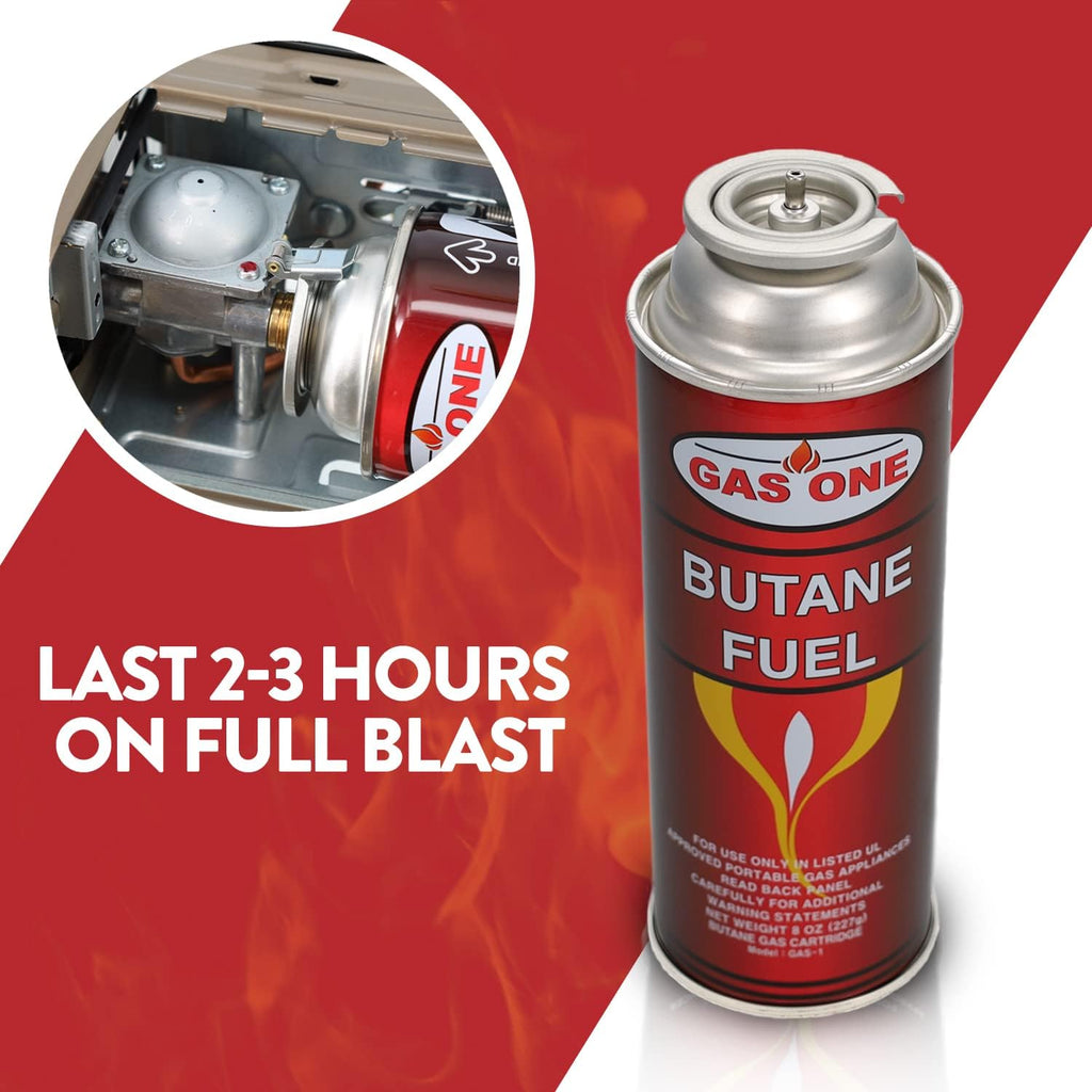 12 Butane Fuel Canisters for Camping Stoves L802204