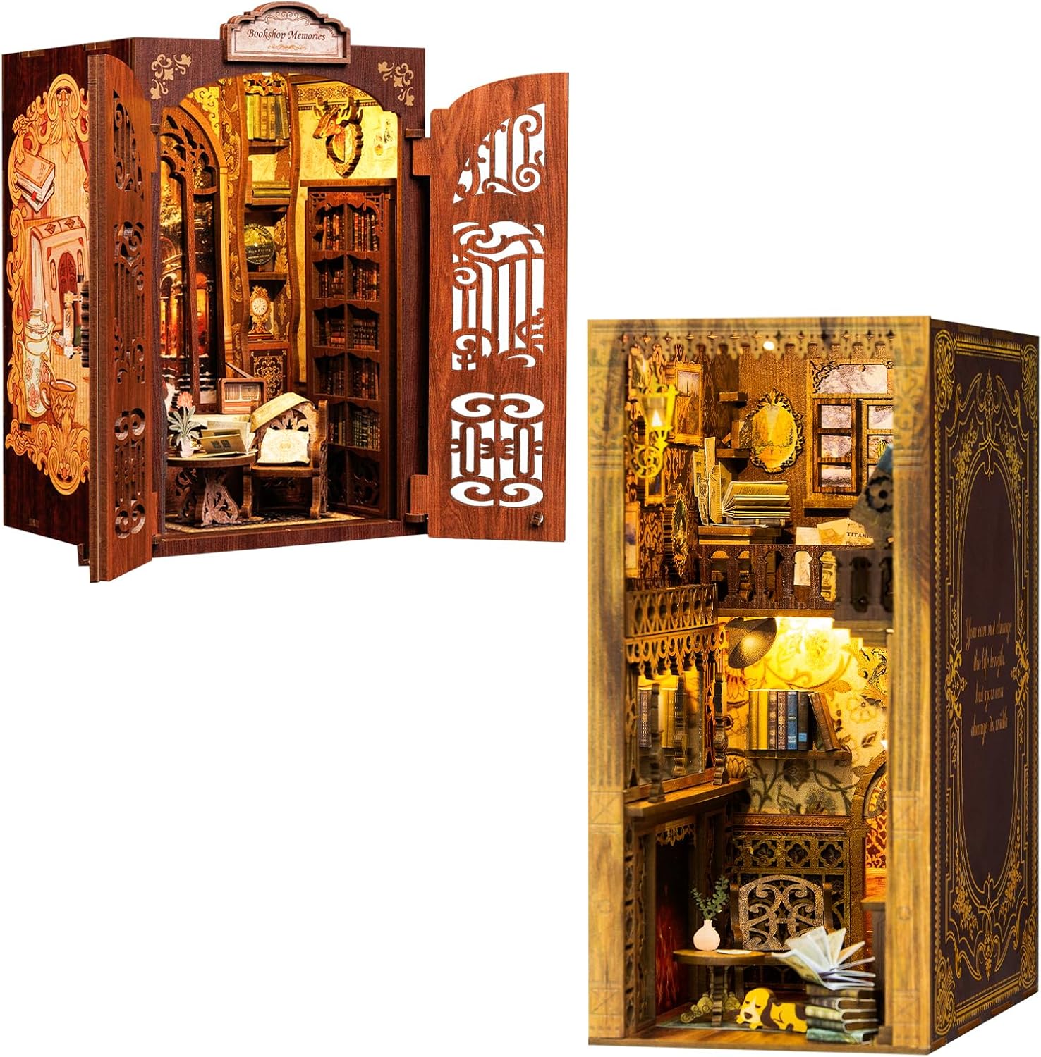 3D Wooden Puzzle Book Nook Kit L1471