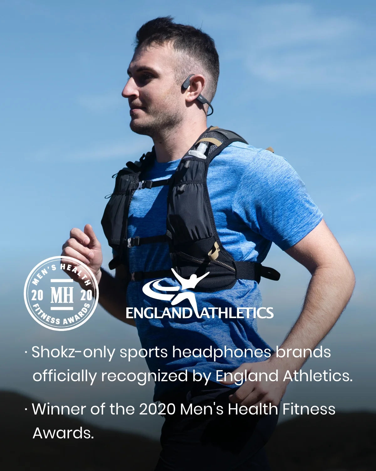 Black Bone Conduction Waterproof Bluetooth Headphones I15618