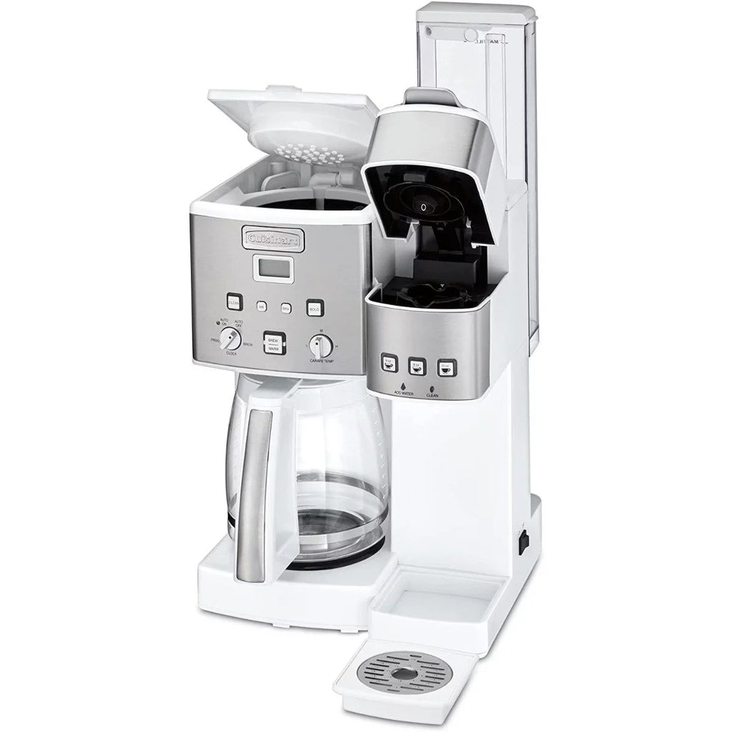 12-Cup Coffee Maker & Single-Serve Brewer White H821508