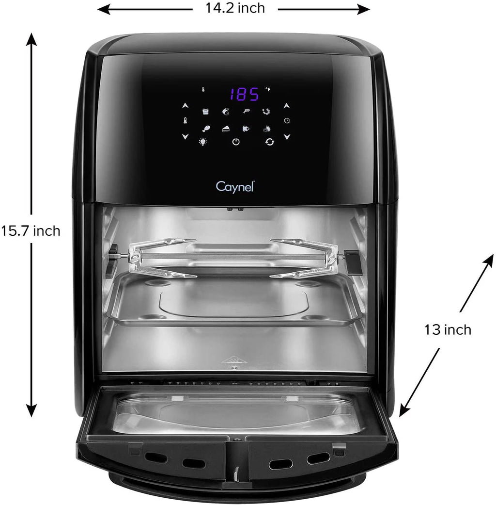 Black 12.7 Qt Digital Air Fryer Oven T3185