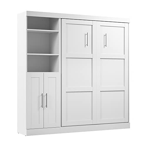 Bark Grey Full Murphy Bed with Drawers W353