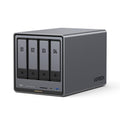 4-Bay Desktop NAS, Intel Pentium Gold 8505 5-Core CPU, 8GB DDR5 RAM, 128G SSD, 10GbE, 2.5GbE, M.2 NVMe Slots, 4K HDMI, Diskless I143