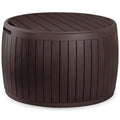 37 Gallon Brown Outdoor Storage Deck Box I48737
