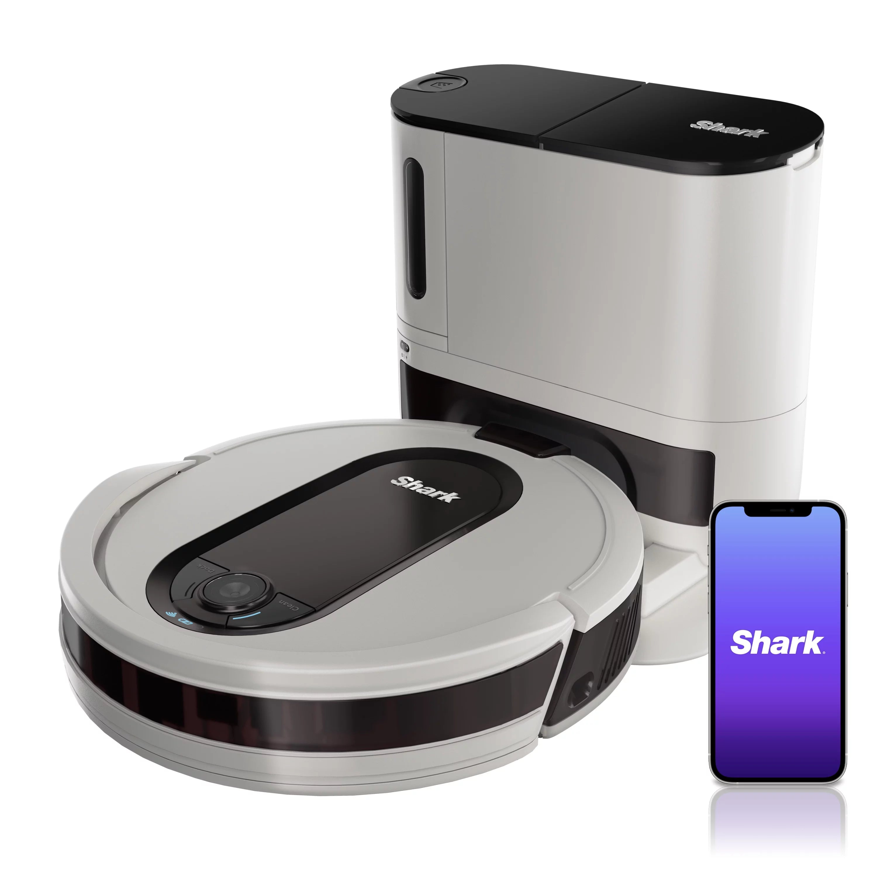 White Robot Vacuum with Self-Empty Base X29047