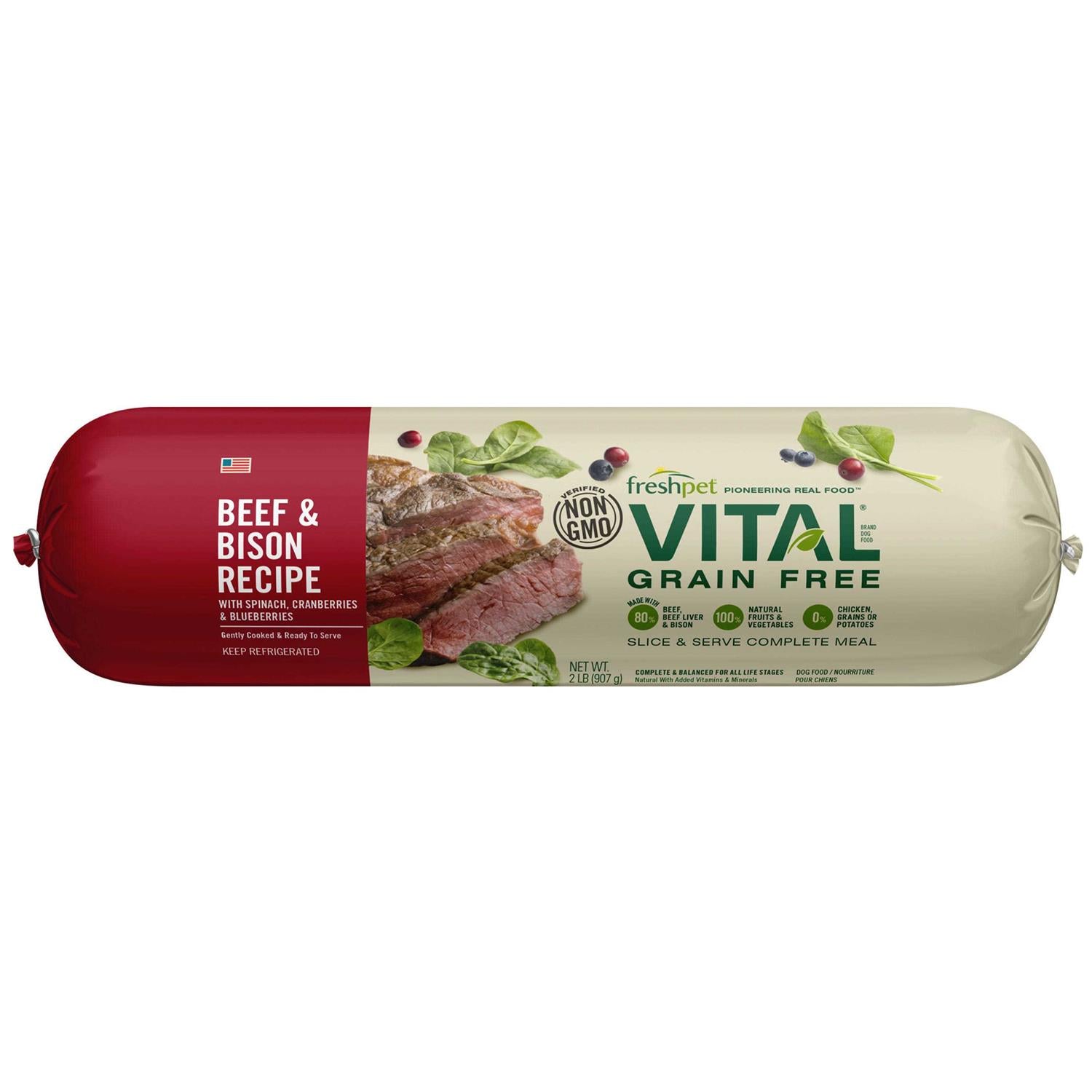 Grain-Free Beef & Bison Fresh Dog Food P440619