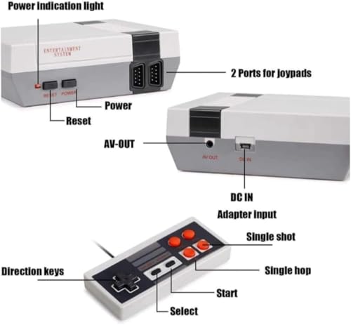 Retro Game Console with 620 Games and 2 Controllers X532213