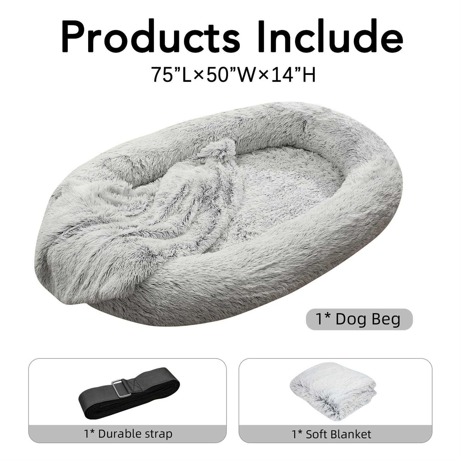 30D Sponge Bean Bag Bed X28616