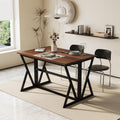 Walnut Brown Wood Drop Leaf Dining Table F70612