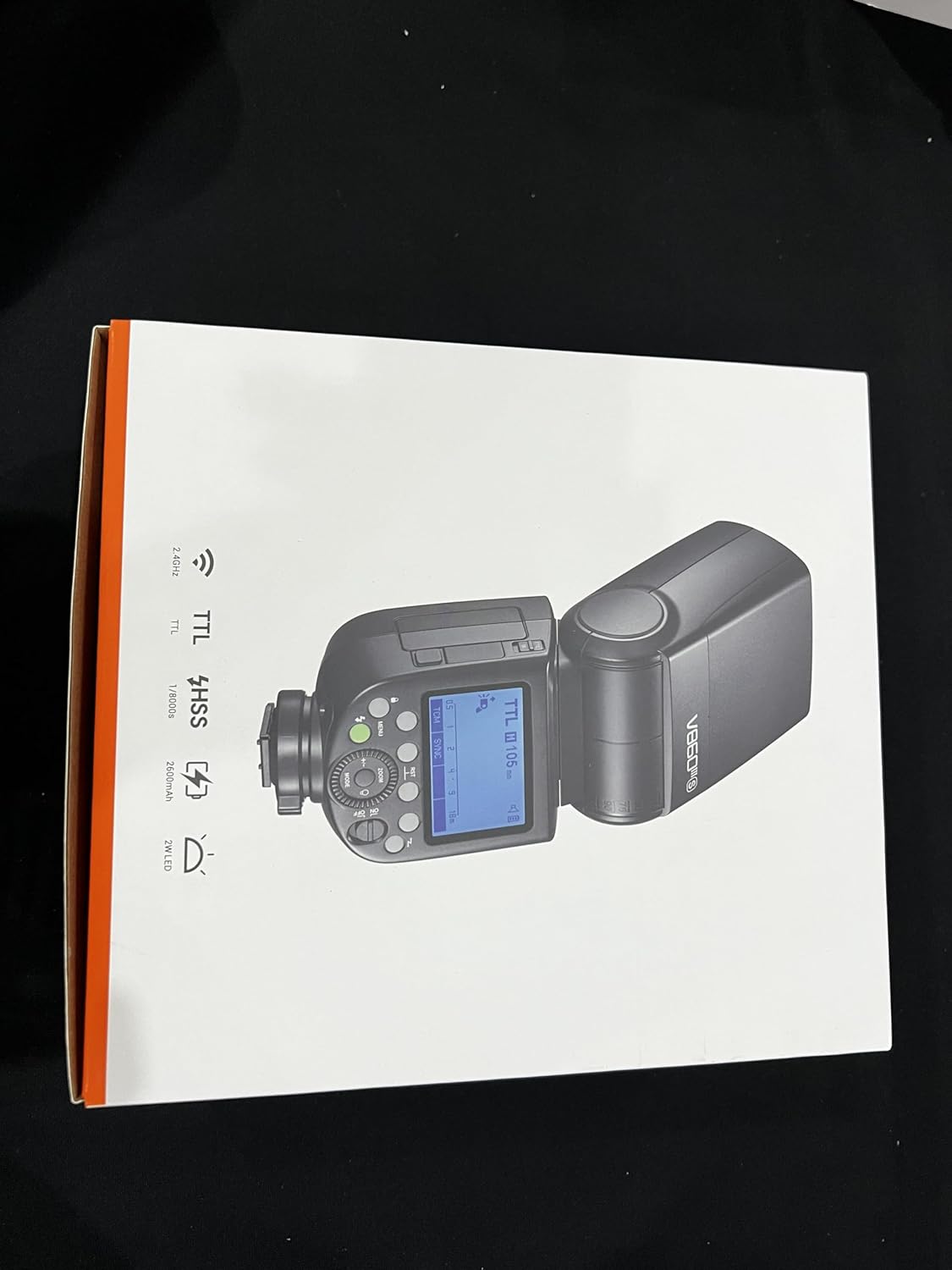 2.4G High-Speed Sync 7.2V 2600mAh Li-ion Battery Camera Flash Speedlite X5105