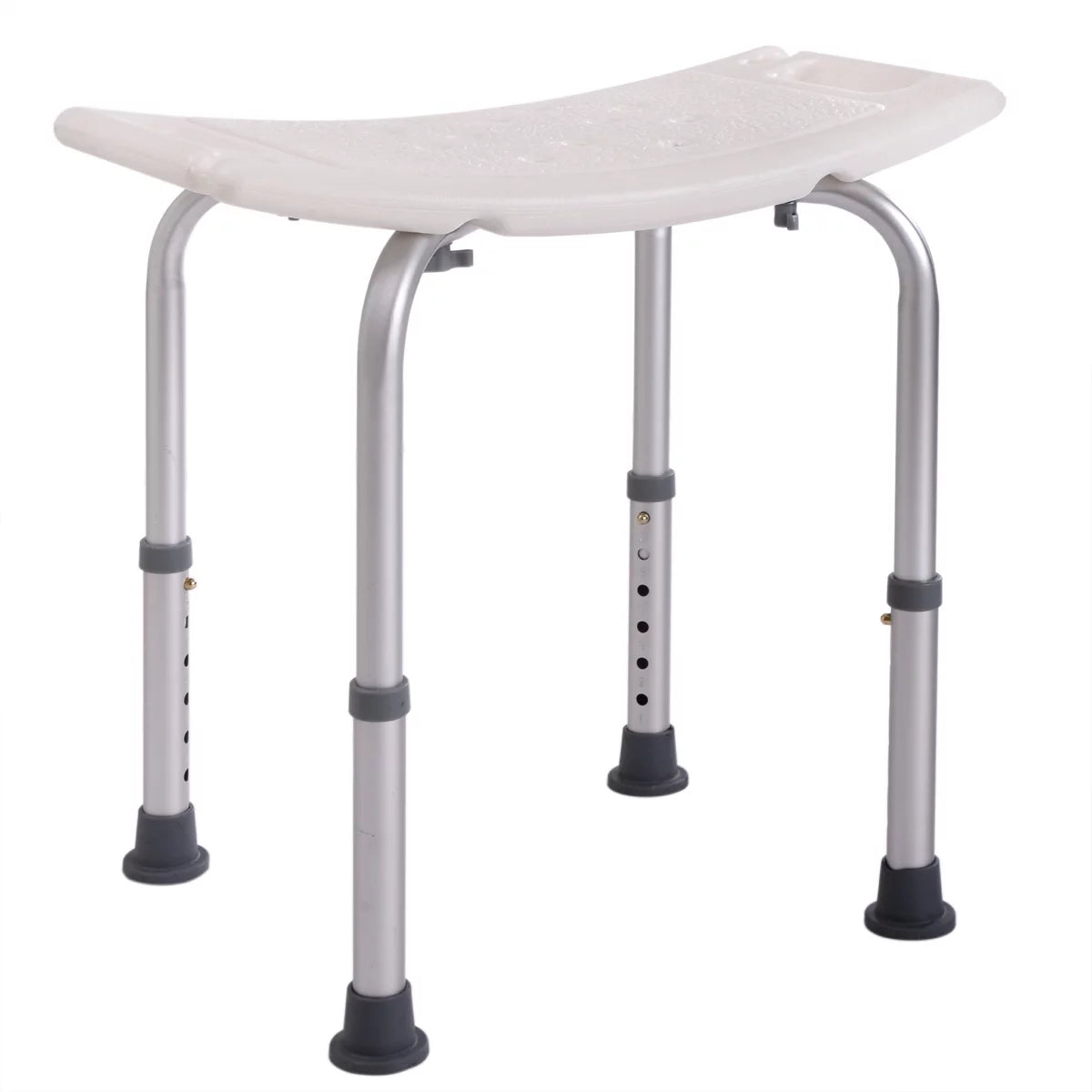 White 6 Adjustable Height Bath Shower Chair A800