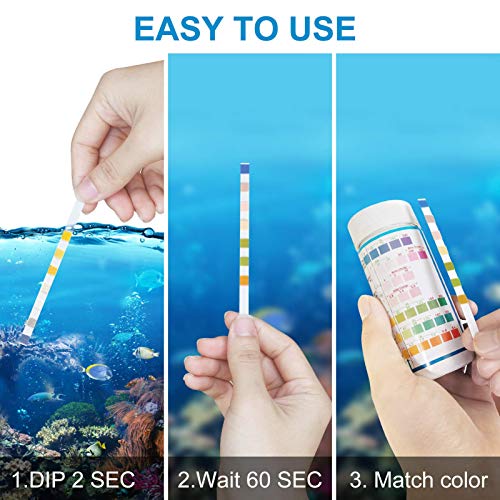 7 in 1 Aquarium Test Strips 100 Strips Z5332
