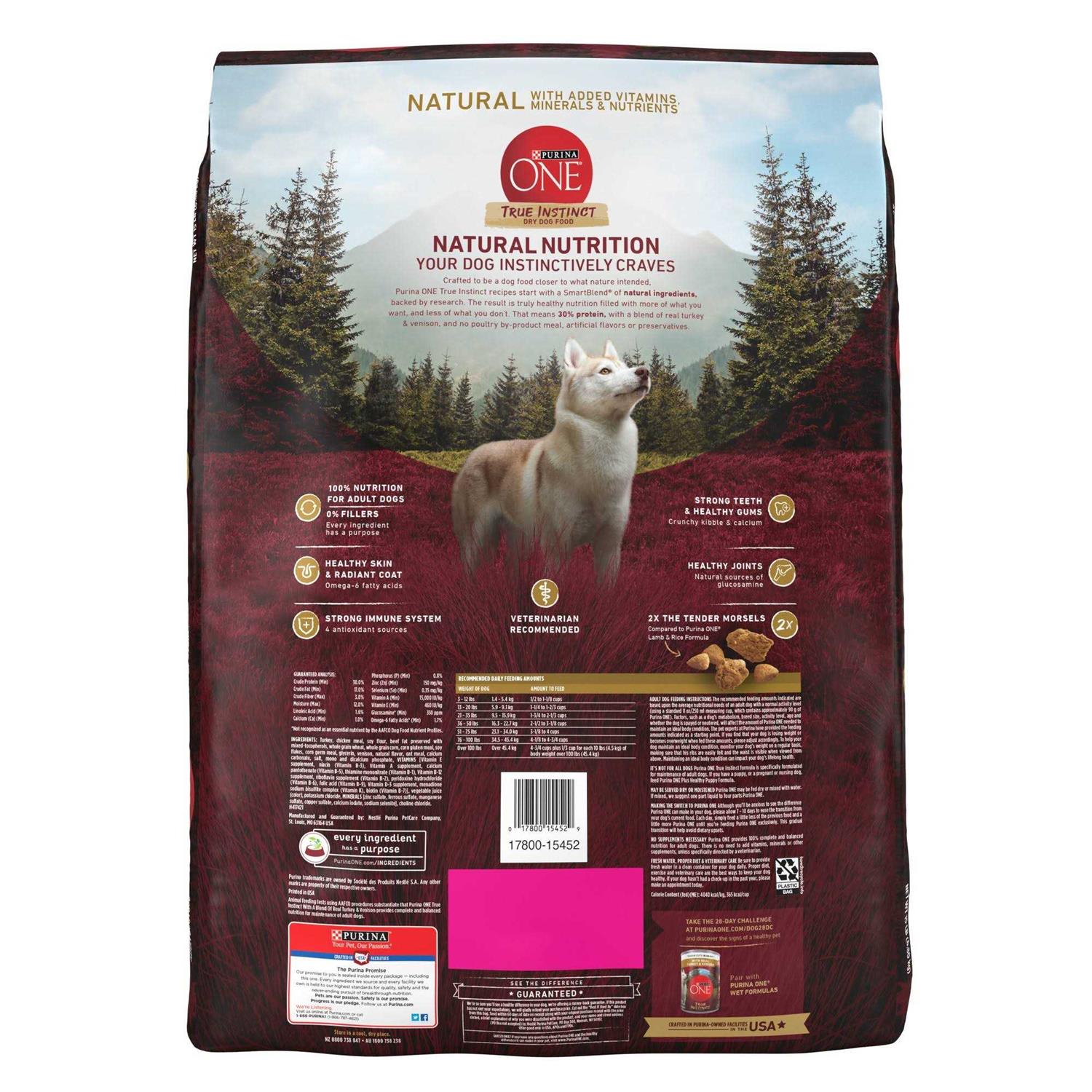 Real Turkey & Venison Dry Dog Food A741411
