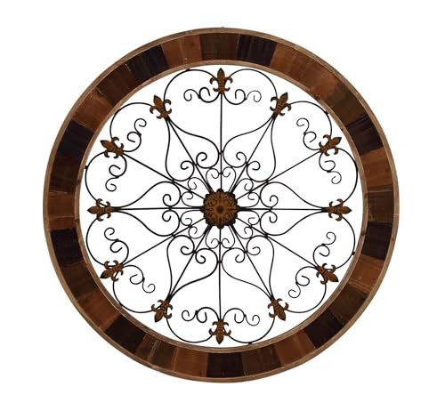 Brown Metal Wall Decor N82639