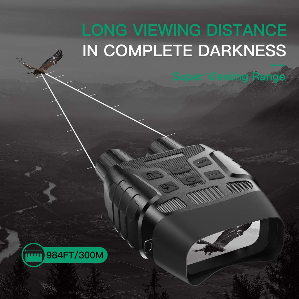 Digital Infrared Night Vision Binoculars with 32 GB Memory Card L752