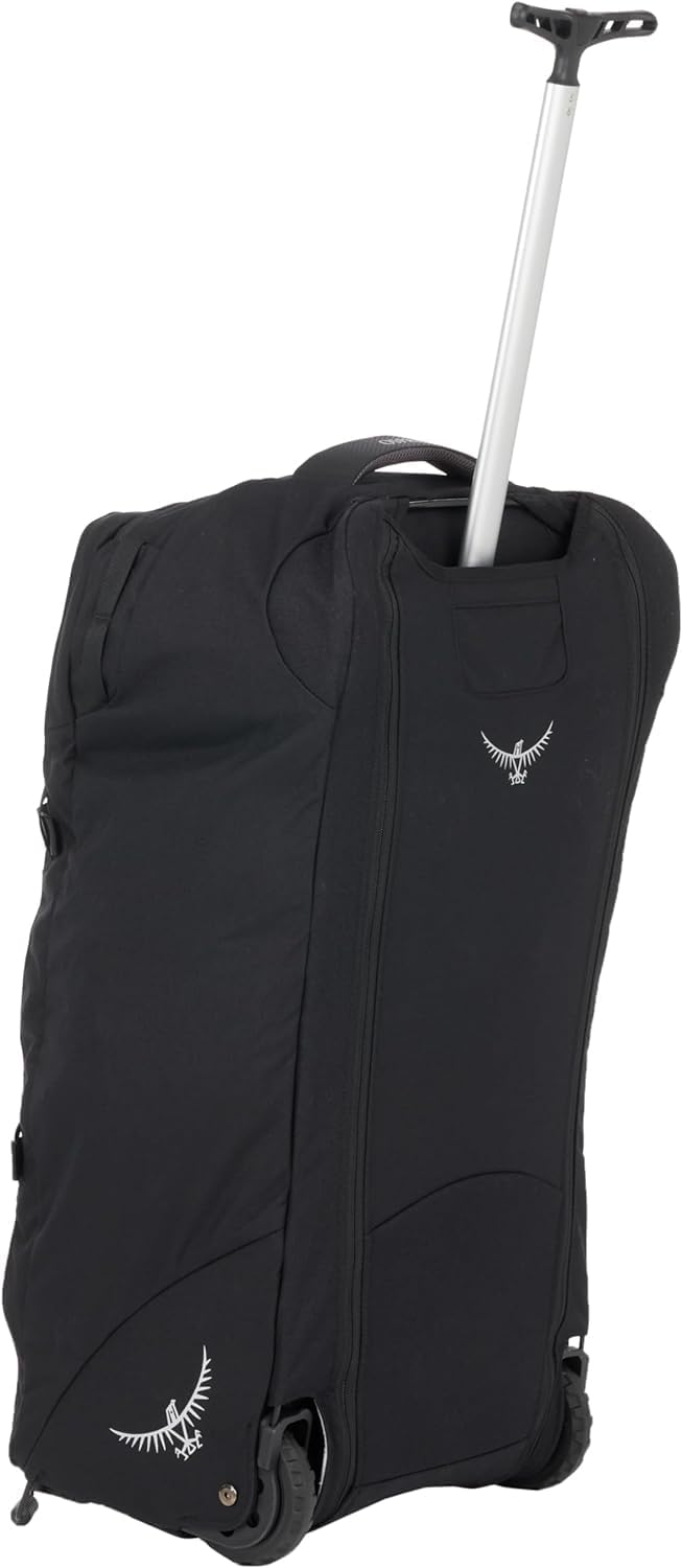 Black 65L Wheeled Travel Pack F7707