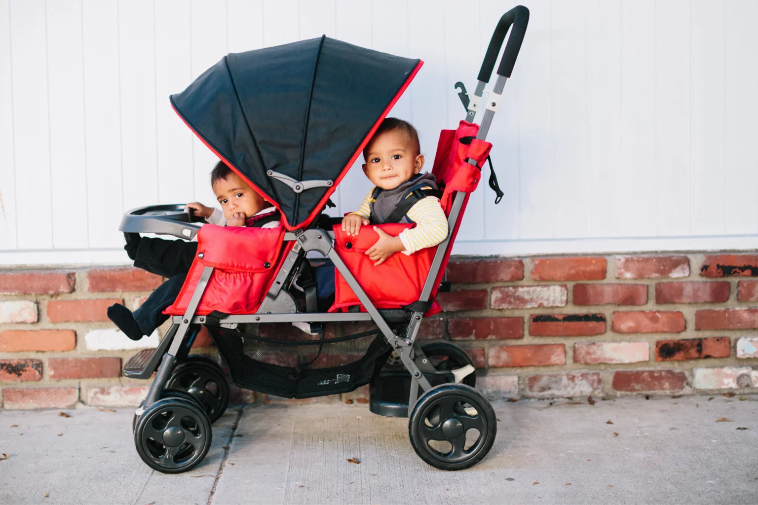 Red Tandem Double Stroller K1335
