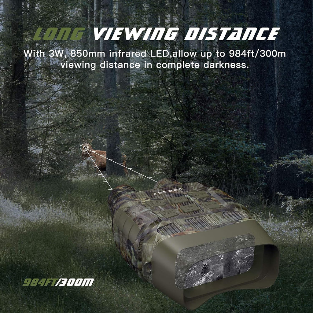 Digital Infrared Night Vision Binoculars with 32 GB Memory Card L752