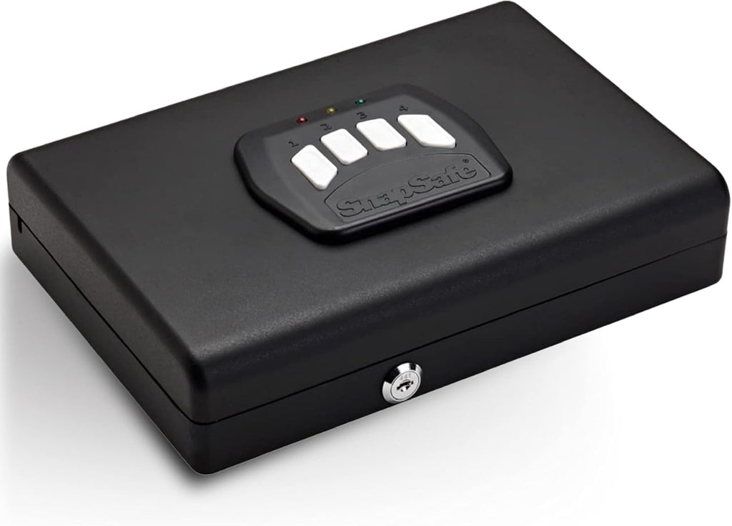 Black 11 x 8.5 x 2.25 Inches Keypad Handgun Vault Q16516