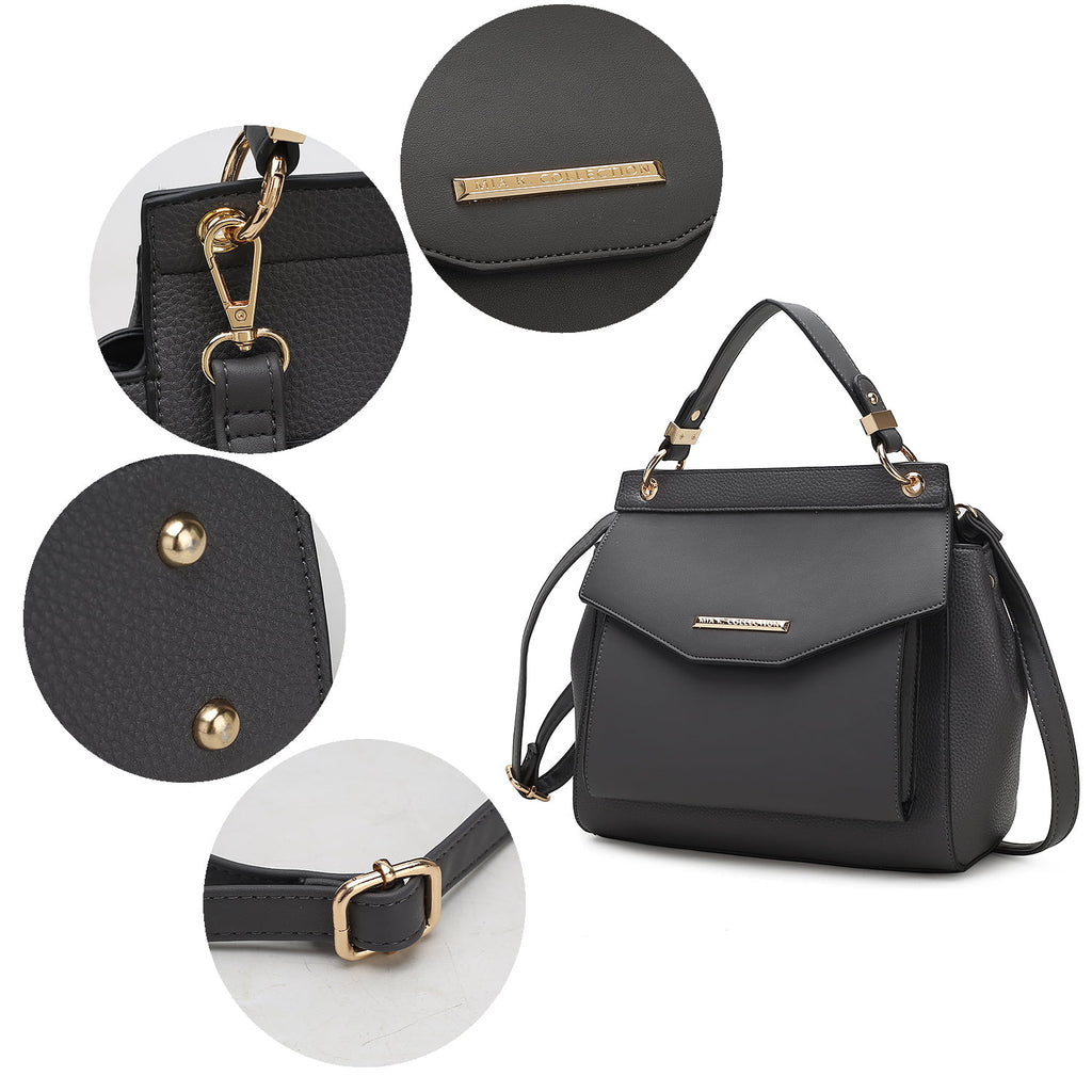 Vegan Leather 3-in-1 Satchel, Backpack and Crossbody G29591