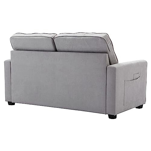 Blue Loveseat Sofa with Pull-Out Bed R5562
