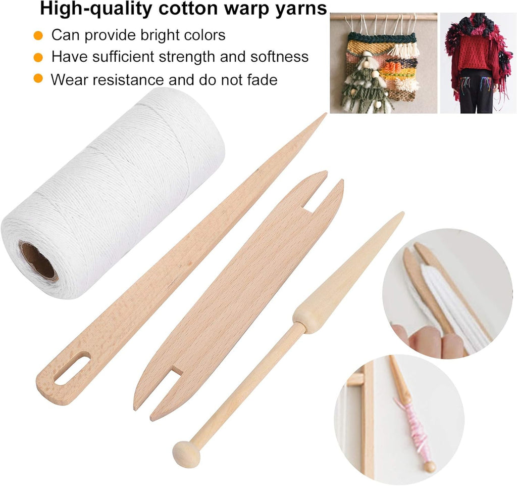 Cotton Rug Yarn with Wooden Shuttle Stick Rod F76101